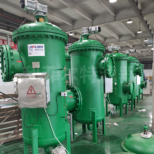 全自動刷式自清洗過濾器結構與原理: