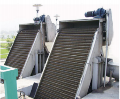 回轉式格柵除污機安裝示意圖