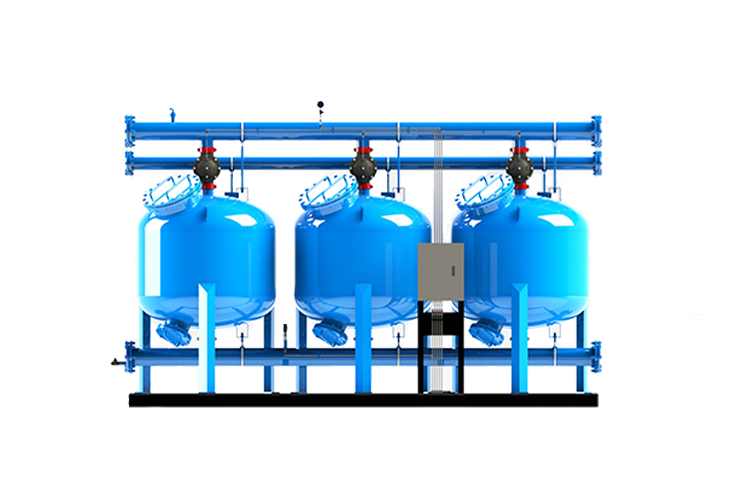 三罐并聯全自動淺層沙過濾器